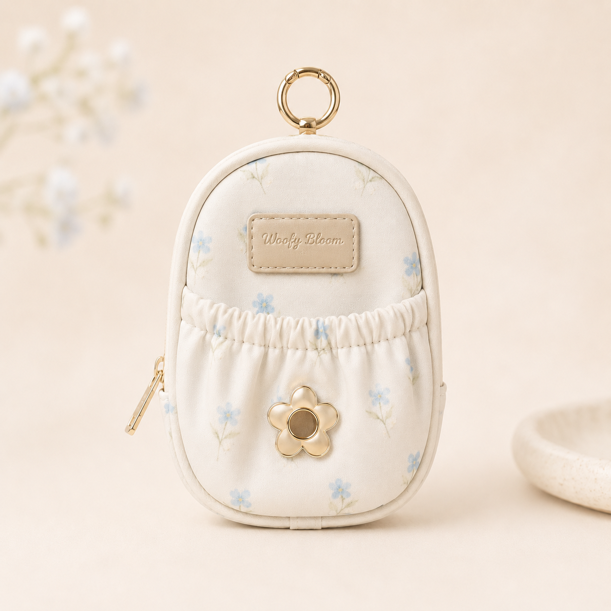 Cottage Sky Bloom Treat Pouch