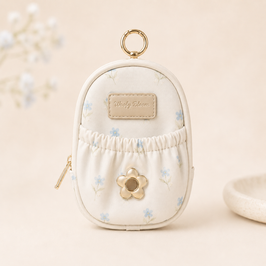 Cottage Sky Bloom Treat Pouch