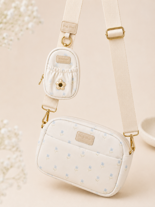Cottage Sky Bloom Treat Pouch